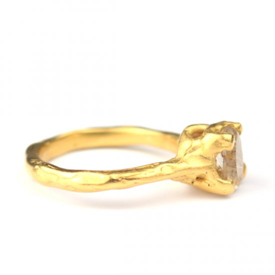 Cave Single Stone Treasure Ring - Click Image to Close