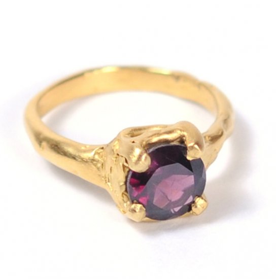 Cave Single Stone Treasure Ring - Click Image to Close