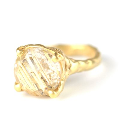 Cave Single Stone Treasure Ring