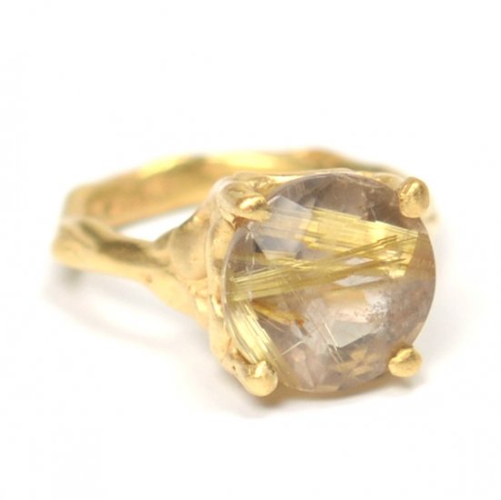 Cave Single Stone Treasure Ring - Click Image to Close