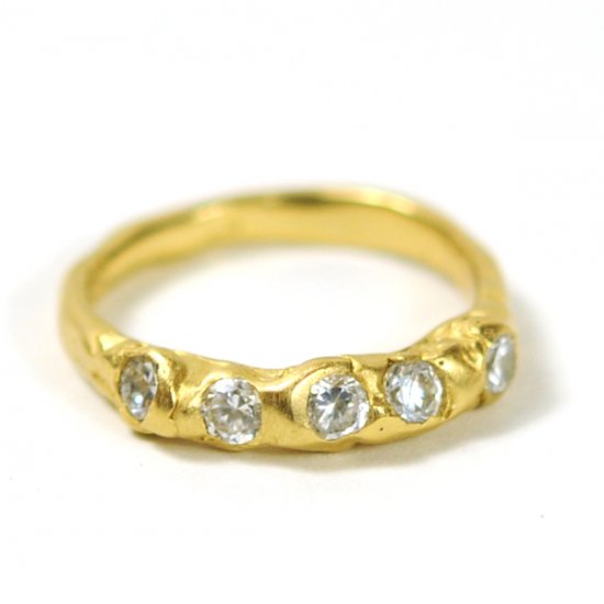 Cave 5 Stone Treasure Ring - Click Image to Close