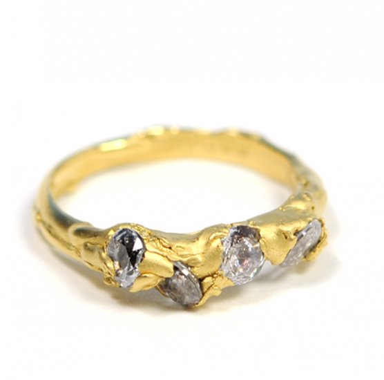 Cave 4 Stone Treasure Ring - Click Image to Close