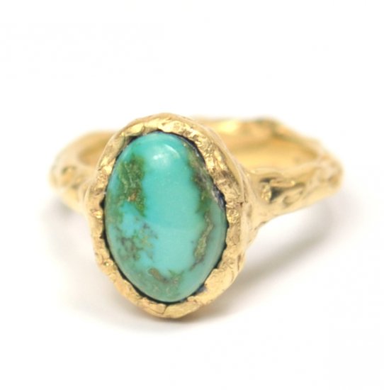 Cave Single Stone Treasure Ring - Click Image to Close